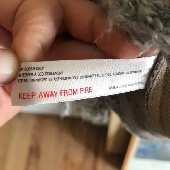 Anthropologie Brown Tan Cream Faux Shearling Vest - Picture 6 of 8